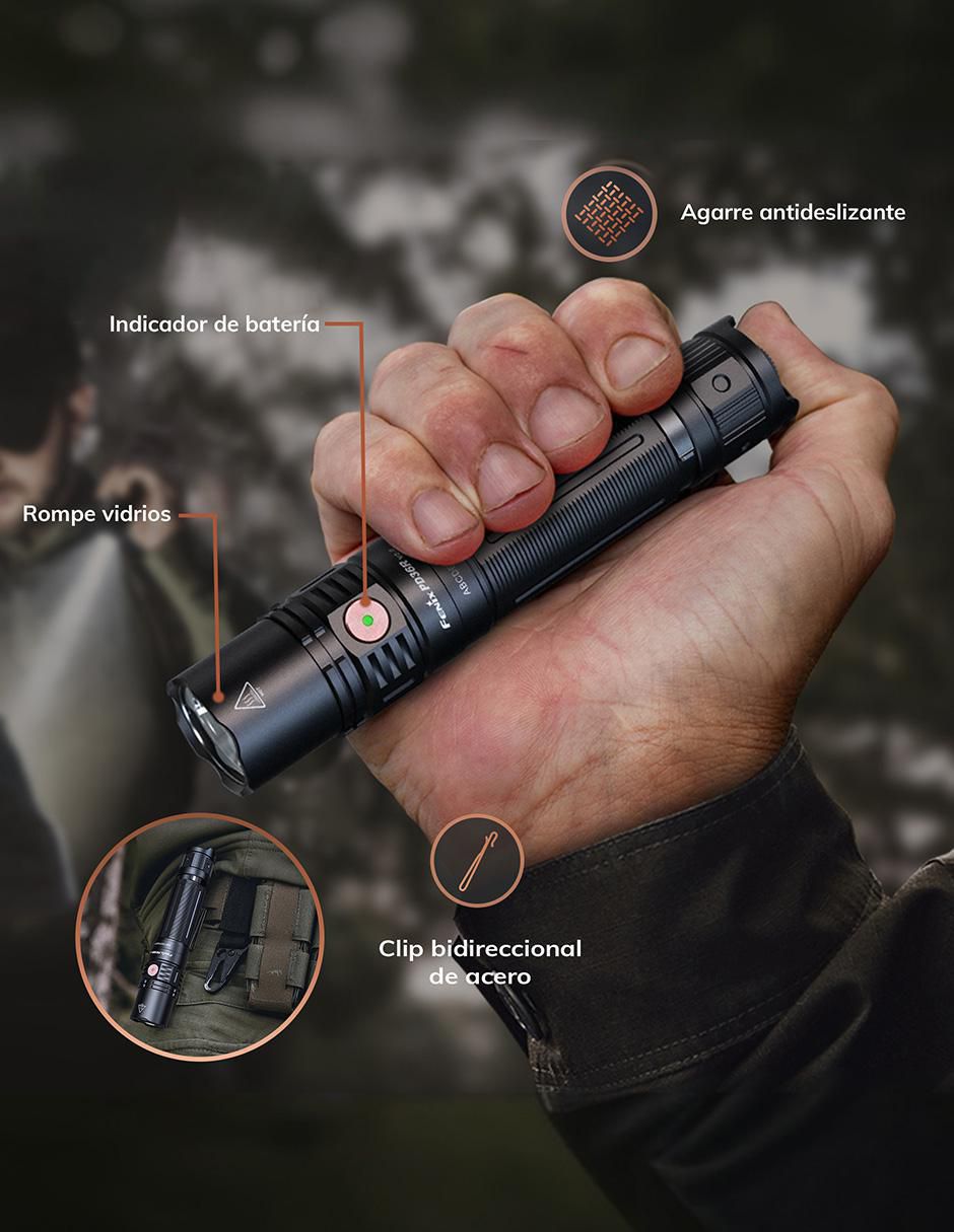 Linterna de mano PD36R V2 Edc 2