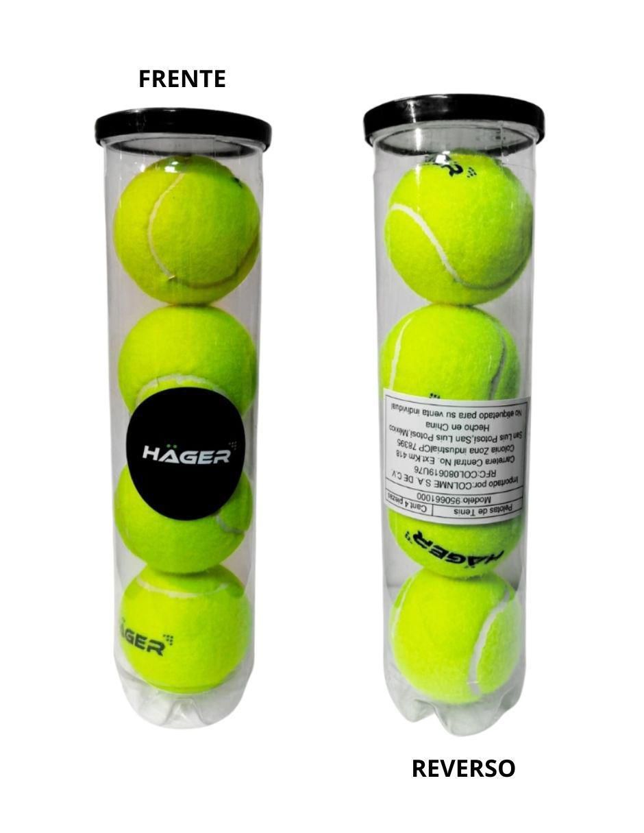 Set de pelotas para tennis 3
