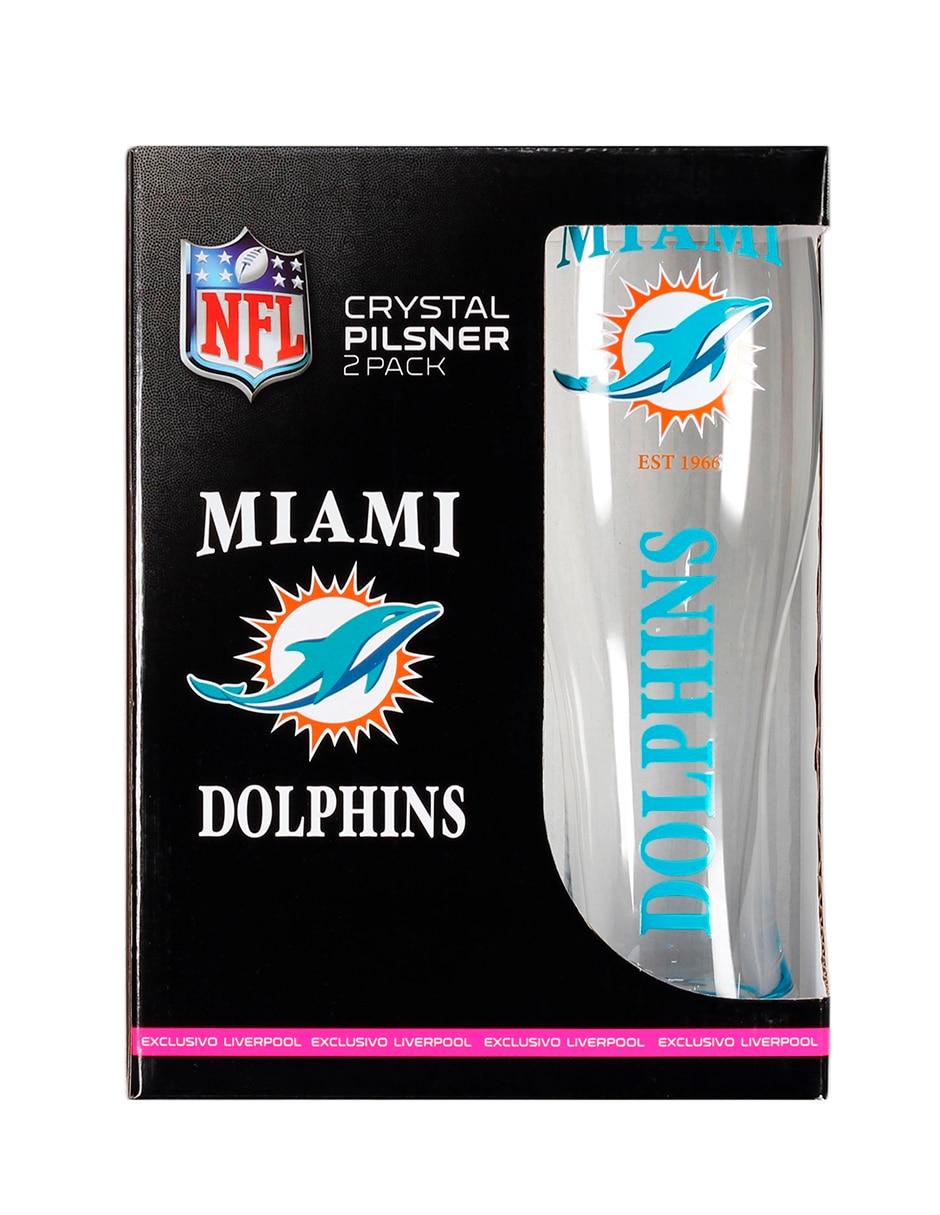 Vaso Pilsner nfl 2025 de vidrio con 2 piezas piezas 1