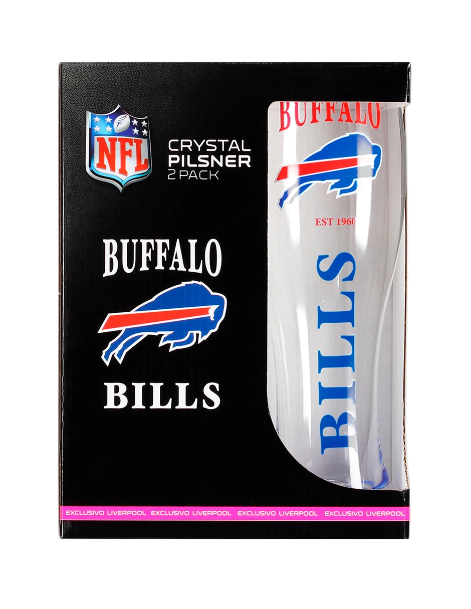 Vaso Pilsner nfl 2025 de vidrio con 2 piezas piezas 1
