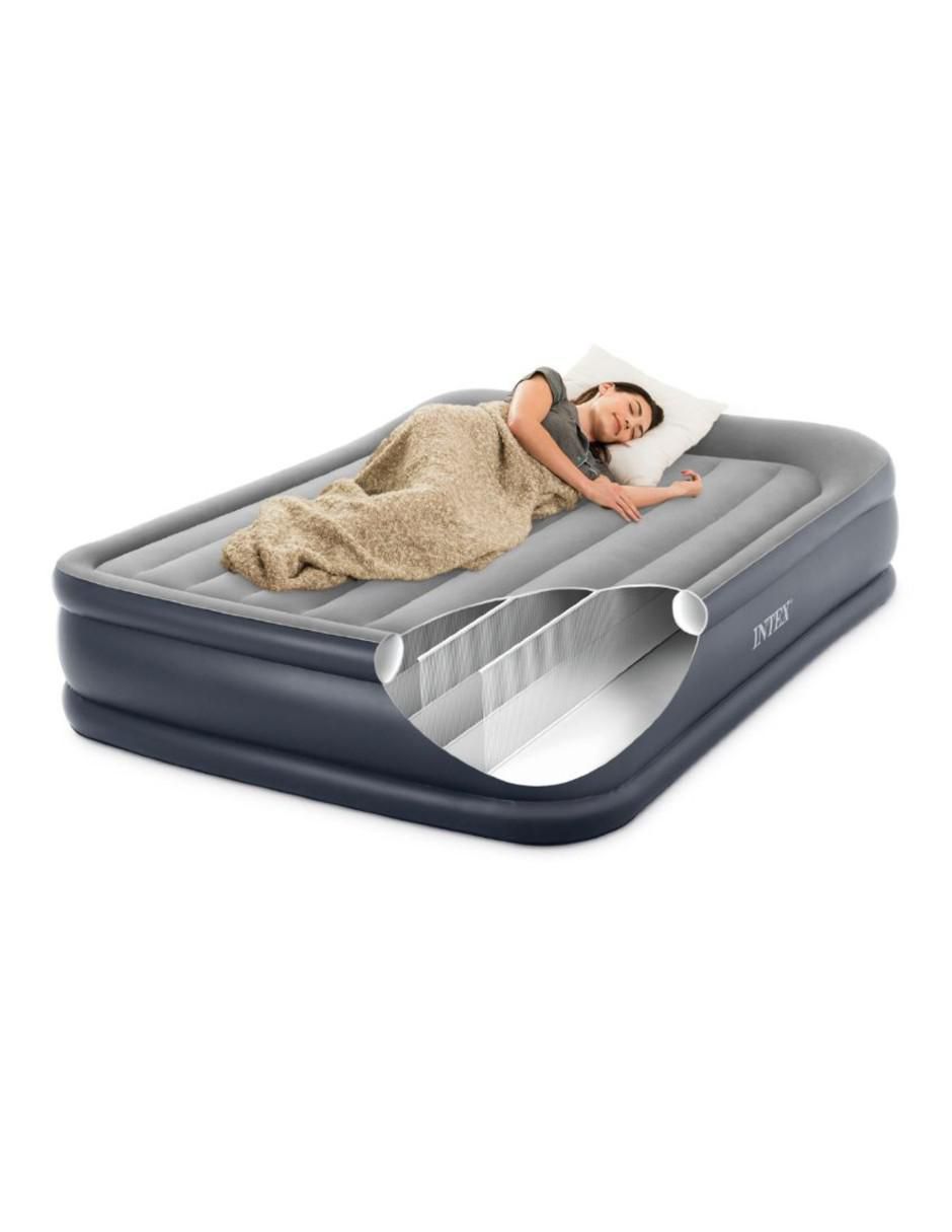 Colchón inflable 64135 colchoneta pillow top integrada 6
