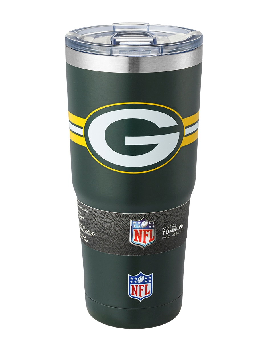Termo de acero inoxidable Green Bay Packers con tapa a presión 650 ml 1
