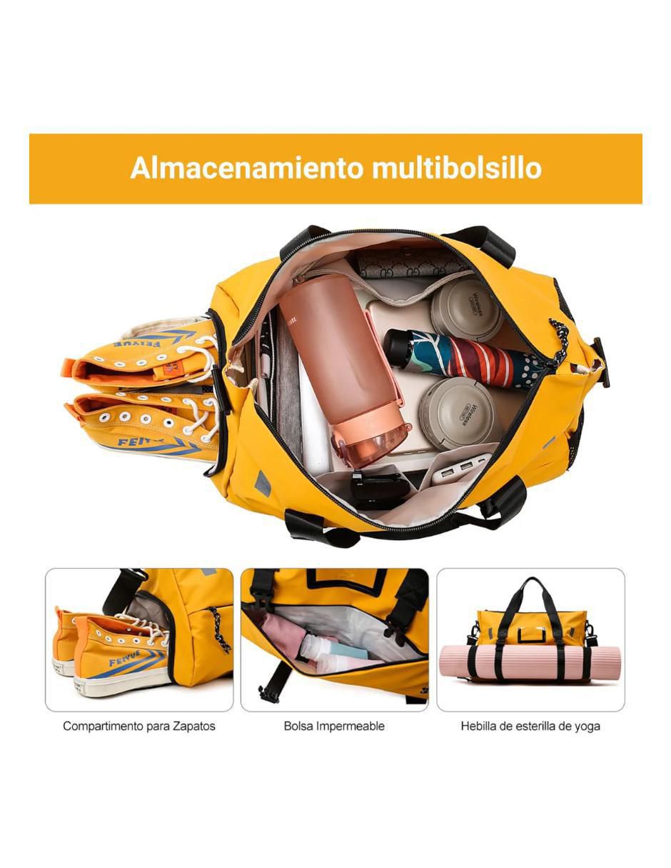 Maleta duffel de nylon unisex 5