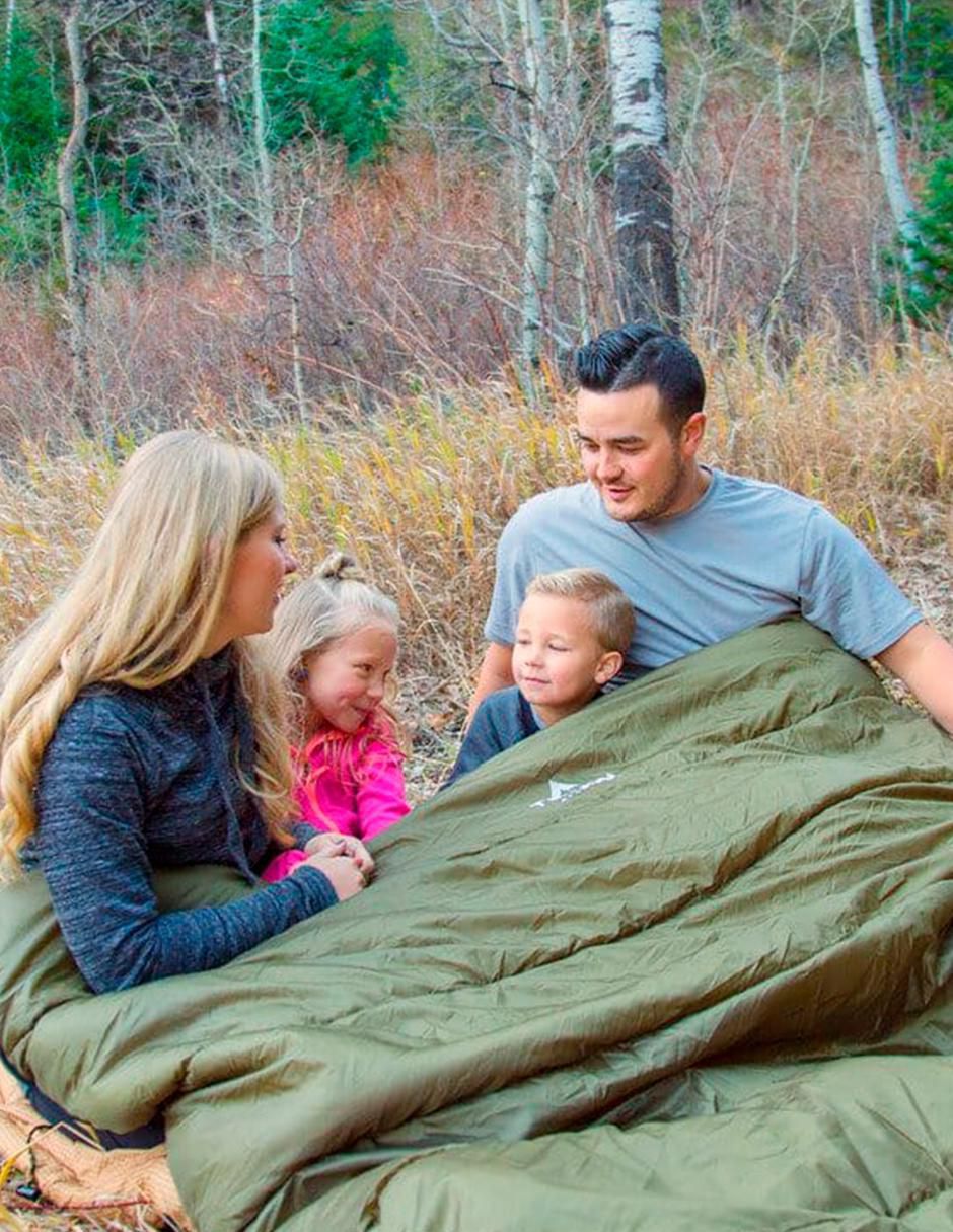 Sleeping bag teton doble mammoth -18°c "para" unisex