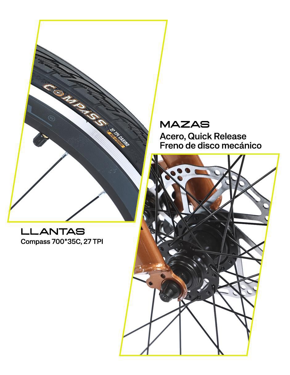 Bicicleta de ruta rodada 700 unisex 5