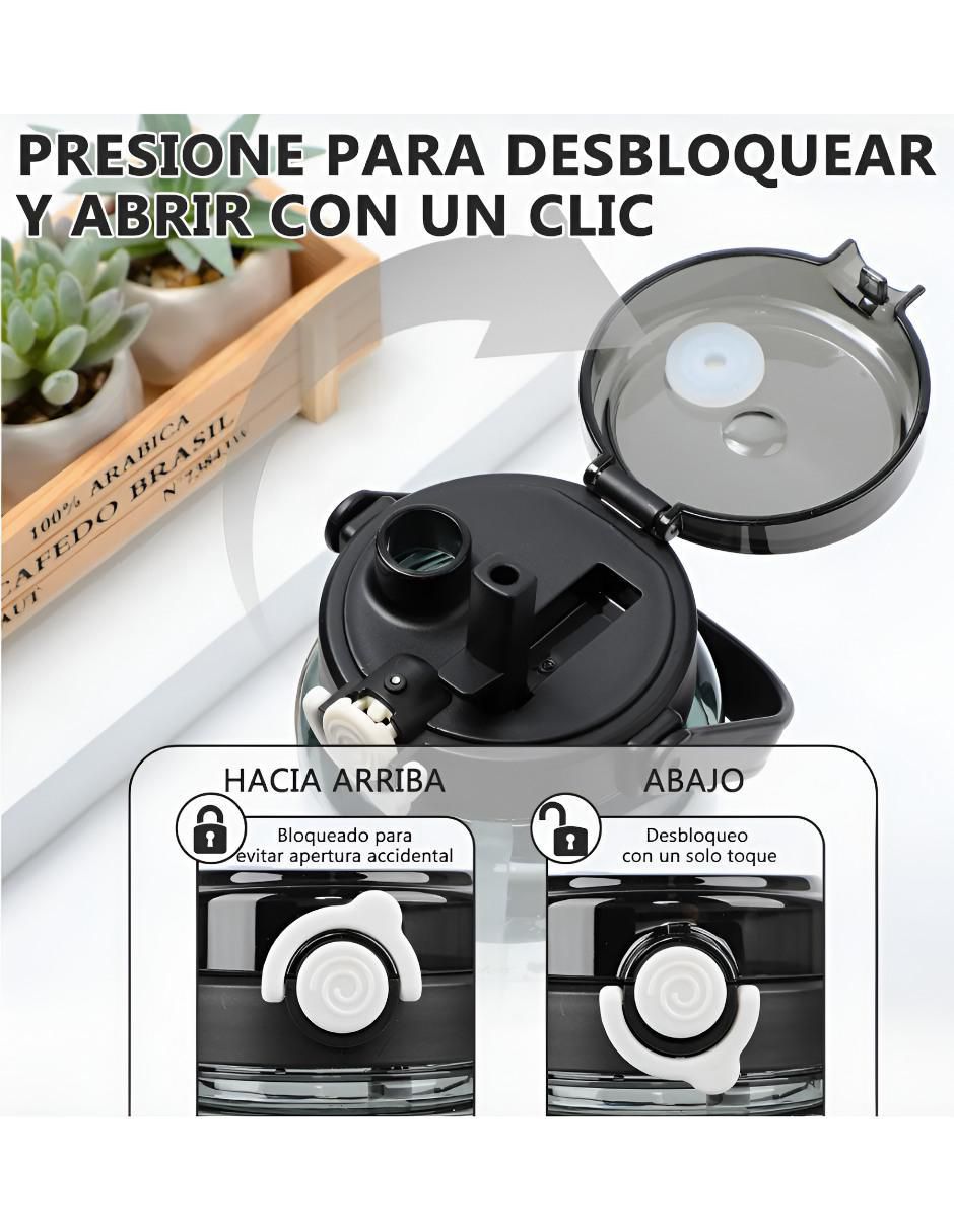 Botella de agua xtllar1083 con tapa a presión 1.5 L 4