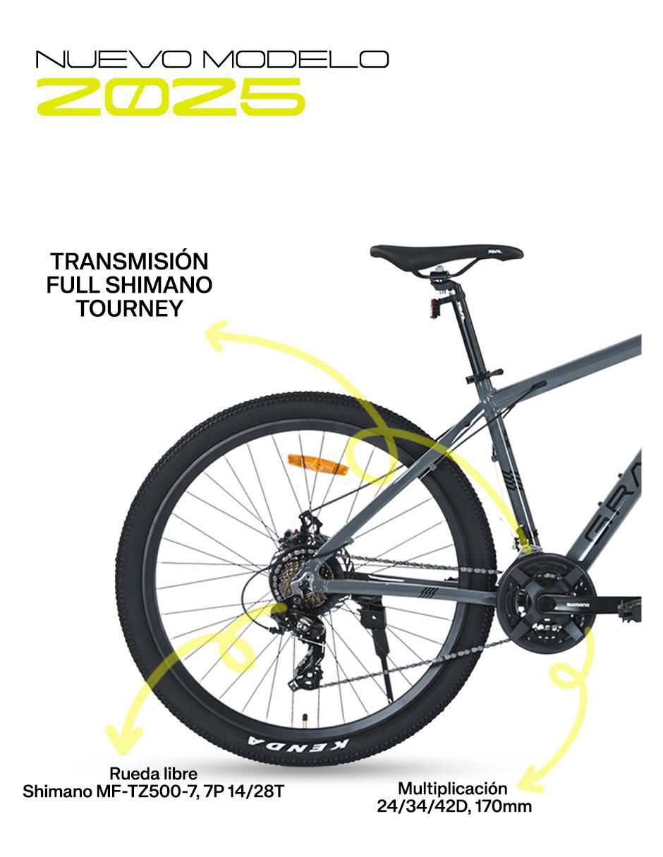 Bicicleta de montaña rodada 26 Everest unisex 3