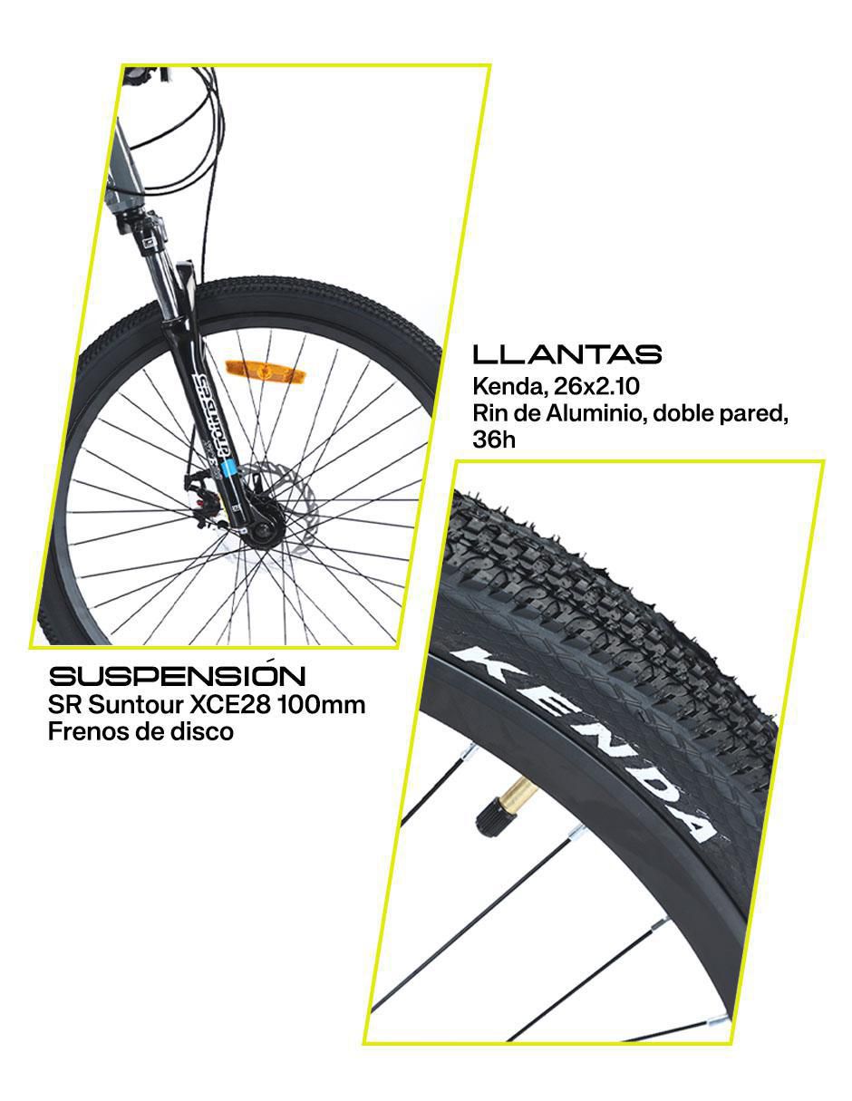 Bicicleta de montaña rodada 26 Everest unisex 4