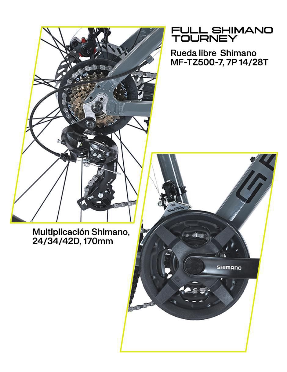 Bicicleta de montaña rodada 26 Everest unisex 6
