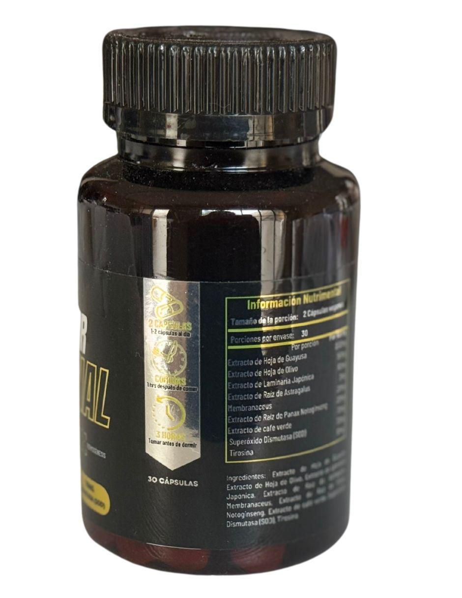 Reductor abdominal con multivitamínico y antioxidante de 30 cápsulas 2