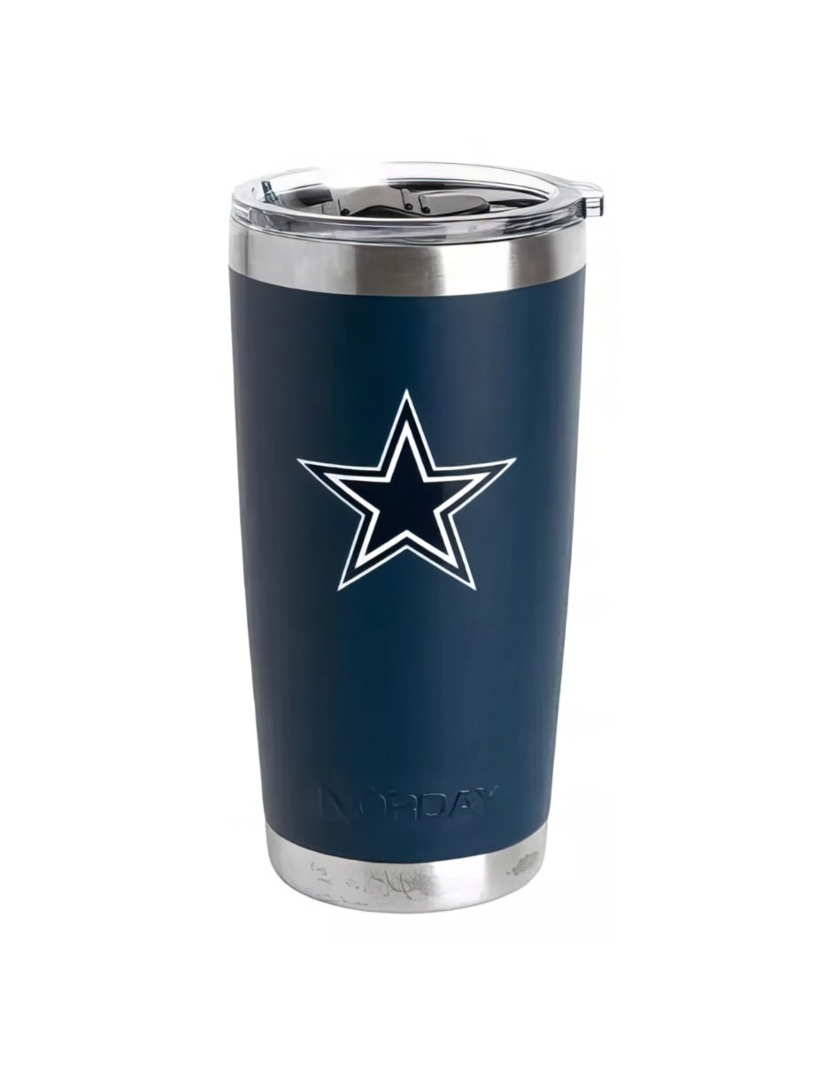 Termo de acero inoxidable Cowboys NFL con tapa a presión 600 ml Termo de acero inoxidable Cowboys NFL con tapa a presión 600 ml