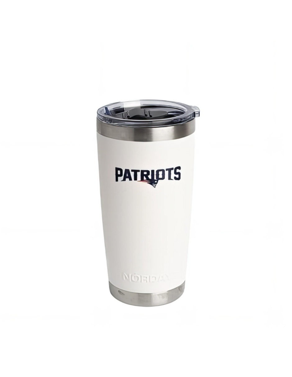 Termo de acero inoxidable Patriots NFL con tapa a presión 600 ml Termo de acero inoxidable Patriots NFL con tapa a presión 600 ml