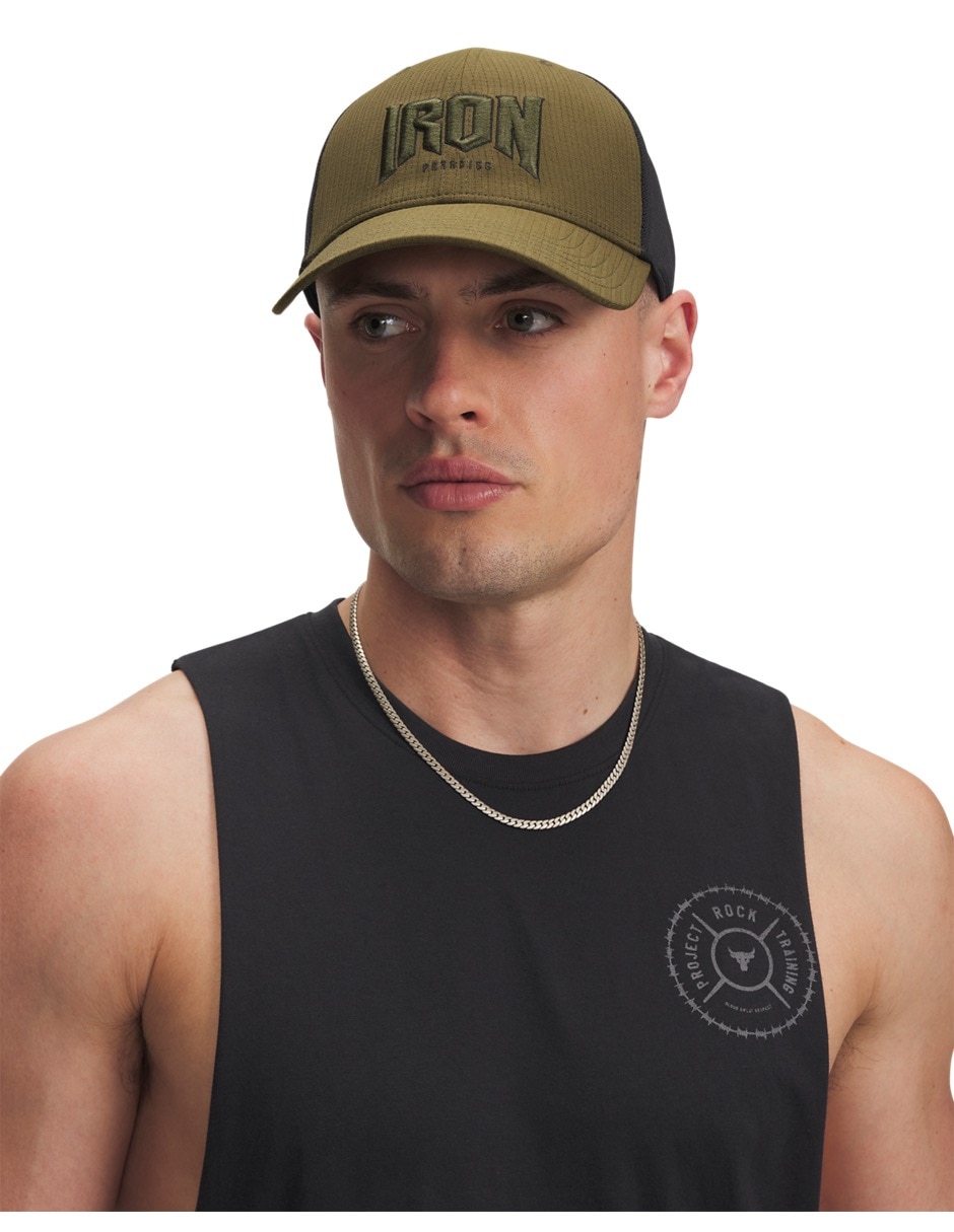 Gorra con visera curva entrenamiento Project Rock Trucker para hombre 2