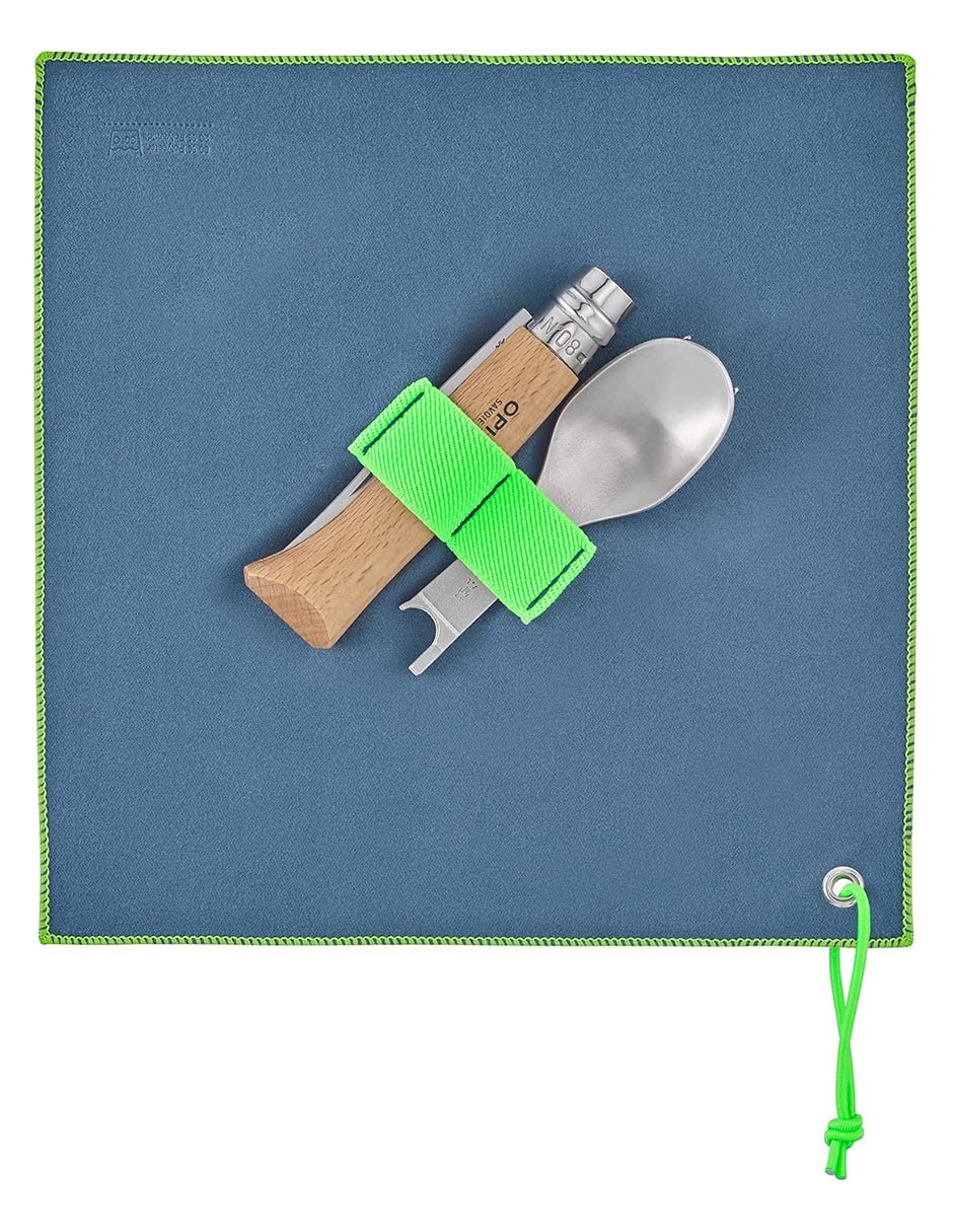 Set navaja y cubiertos modular para senderismo 4 piezas