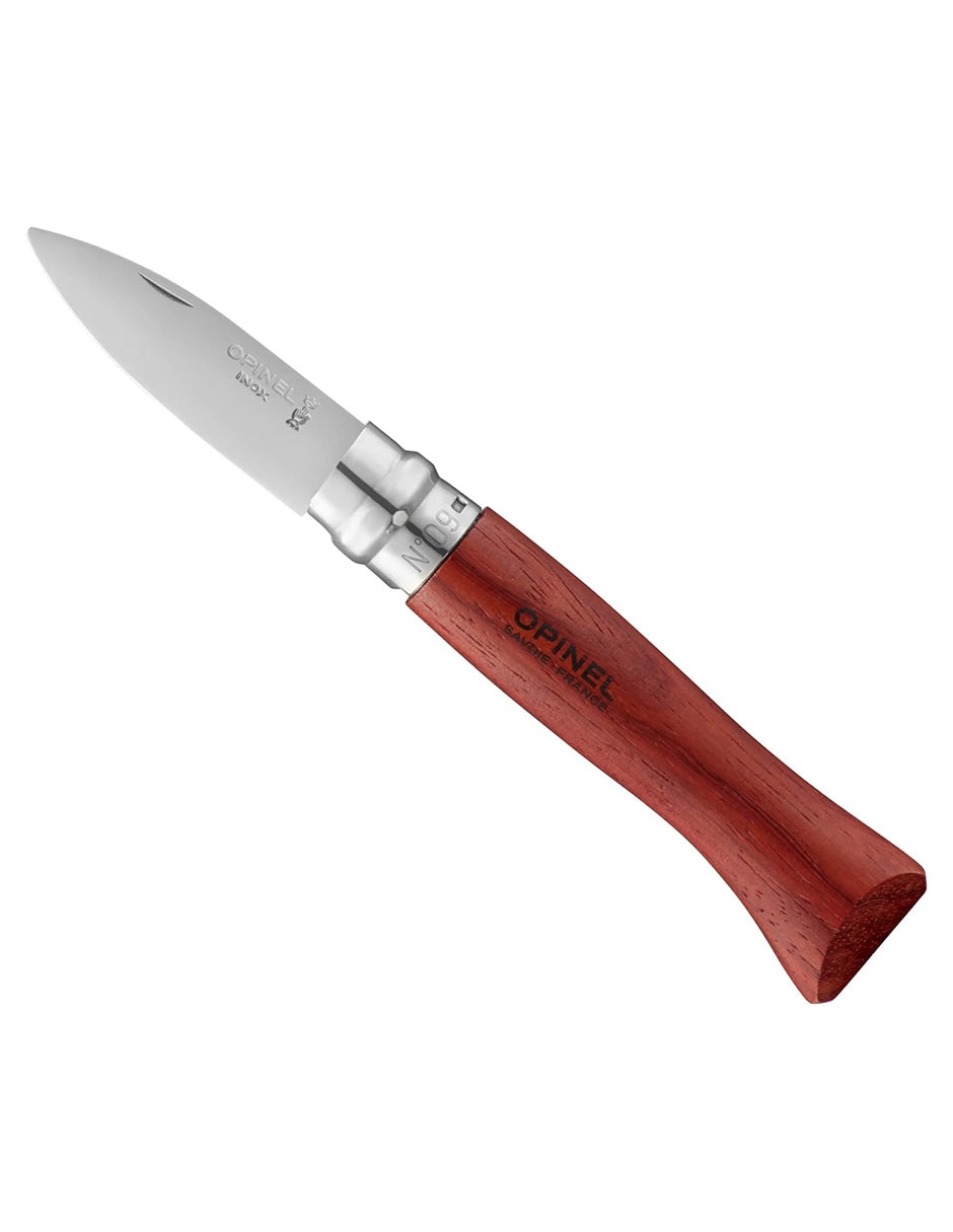 Cuchillo plegable para ostiones madera de paduck