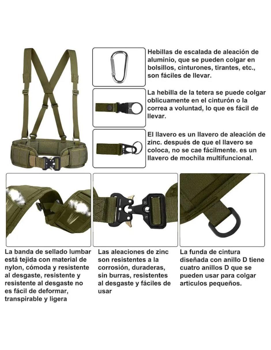 Cinturón de nylon unisex 3