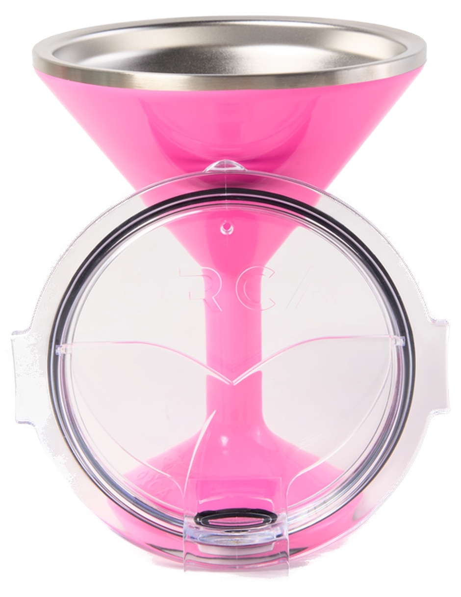 Copa térmica martini Orca de acero inoxidable Rita con tapa a presión 384 ml