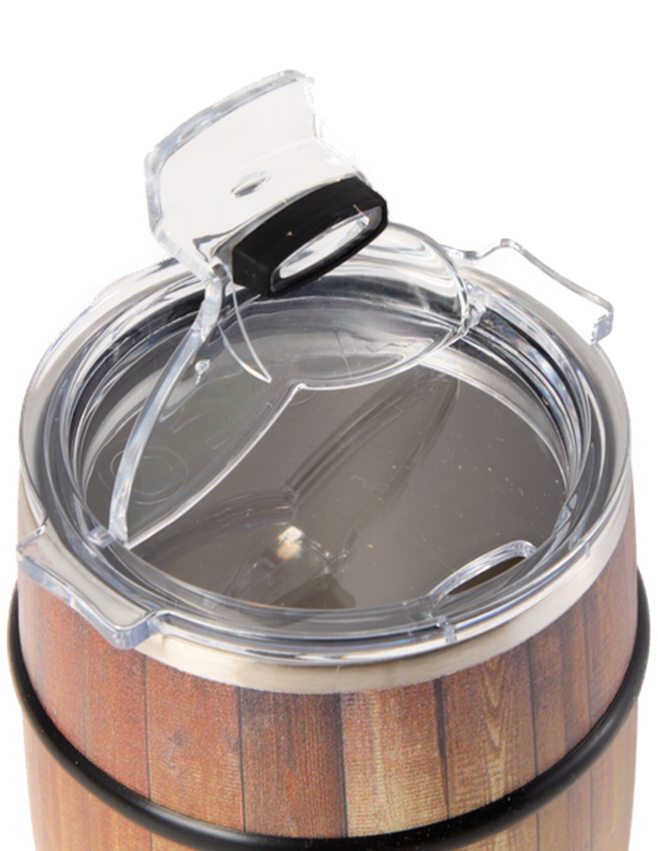 Termo de acero inoxidable con tapa a presión 709 ml 3