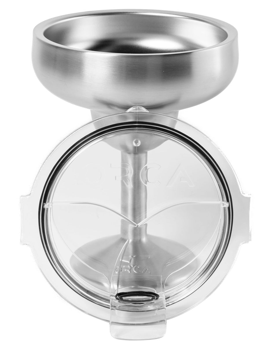 Copa térmica margarita Orca de acero inoxidable con tapa a presión 384 ml