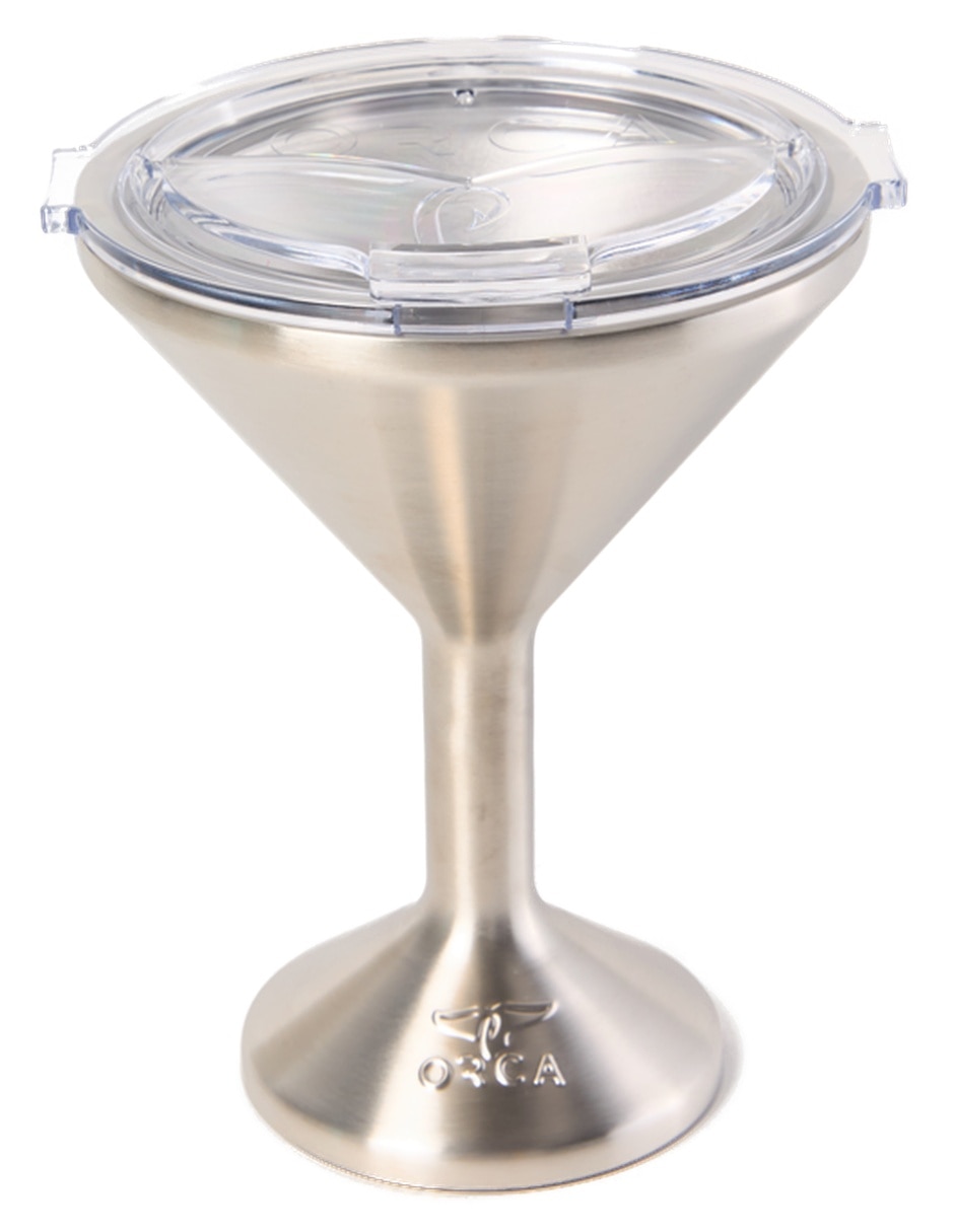 Copa térmica martini Orca de acero inoxidable Tini con tapa a presión 384 ml 2