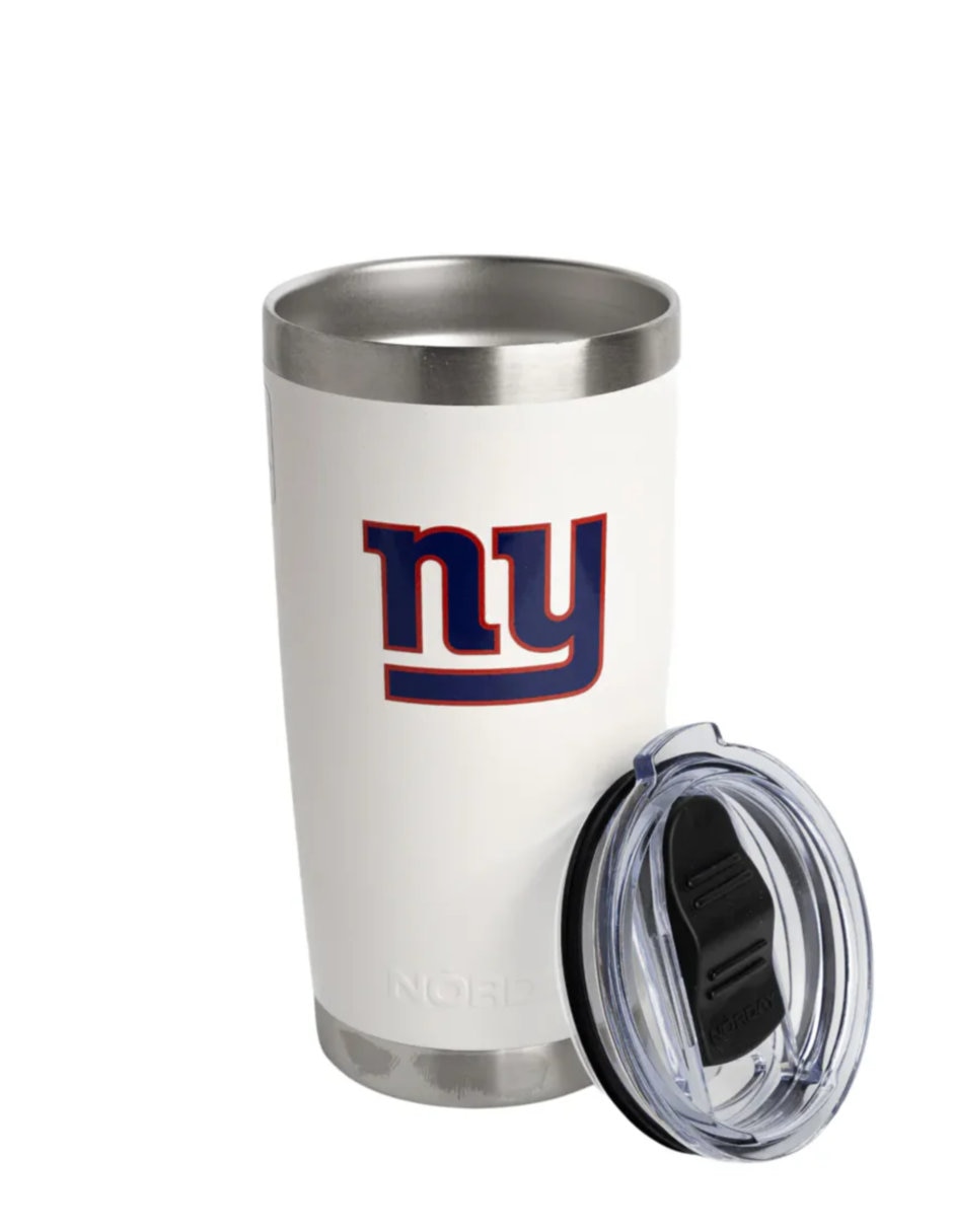 Termo de acero inoxidable Giants NFL con tapa a presión 600 ml 3