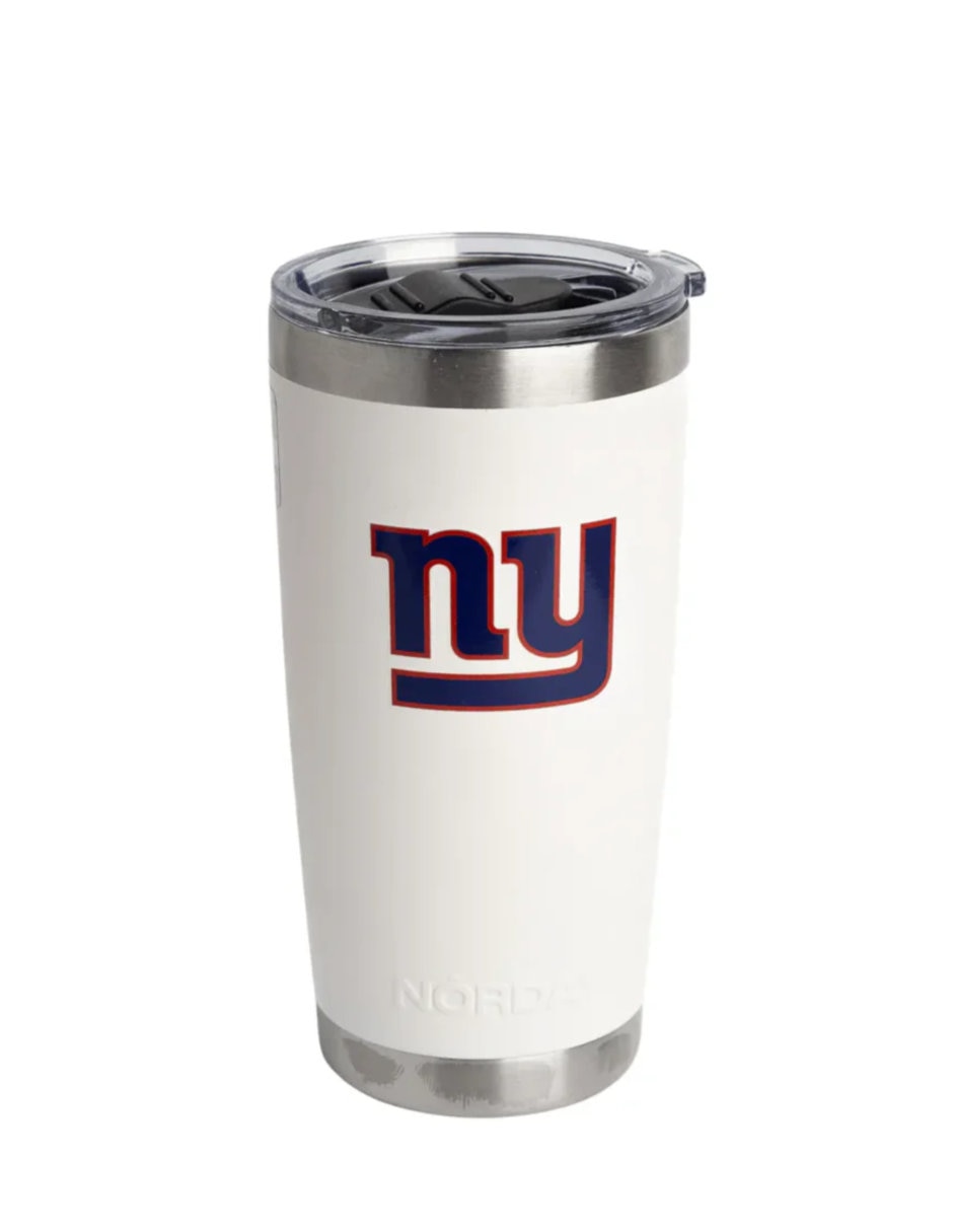 Termo de acero inoxidable Giants NFL con tapa a presión 600 ml 4