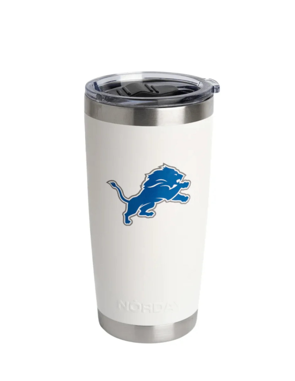 Termo de acero inoxidable Lions NFL con tapa a presión 600 ml 4
