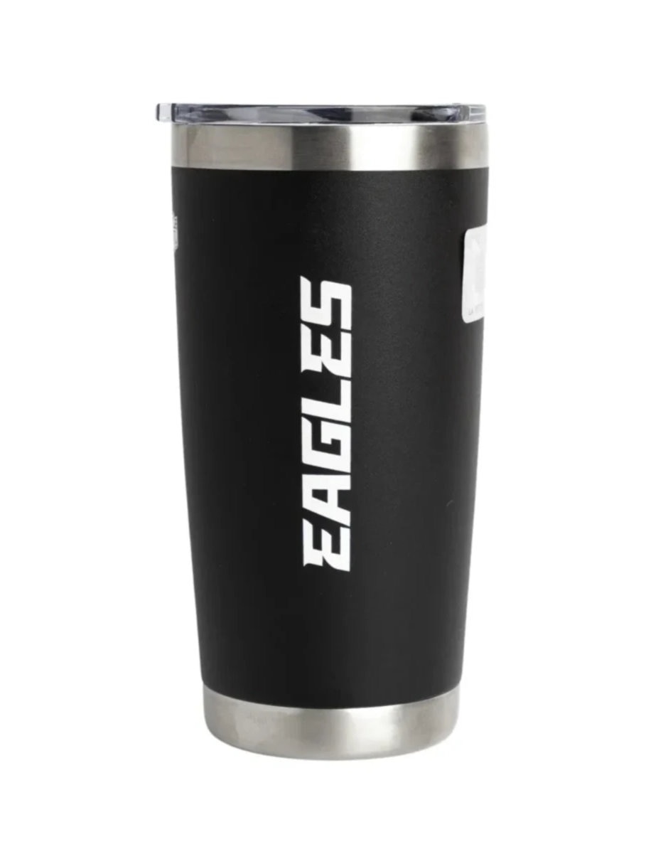 Termo de acero inoxidable Eagles NFL con tapa a presión 600 ml 2