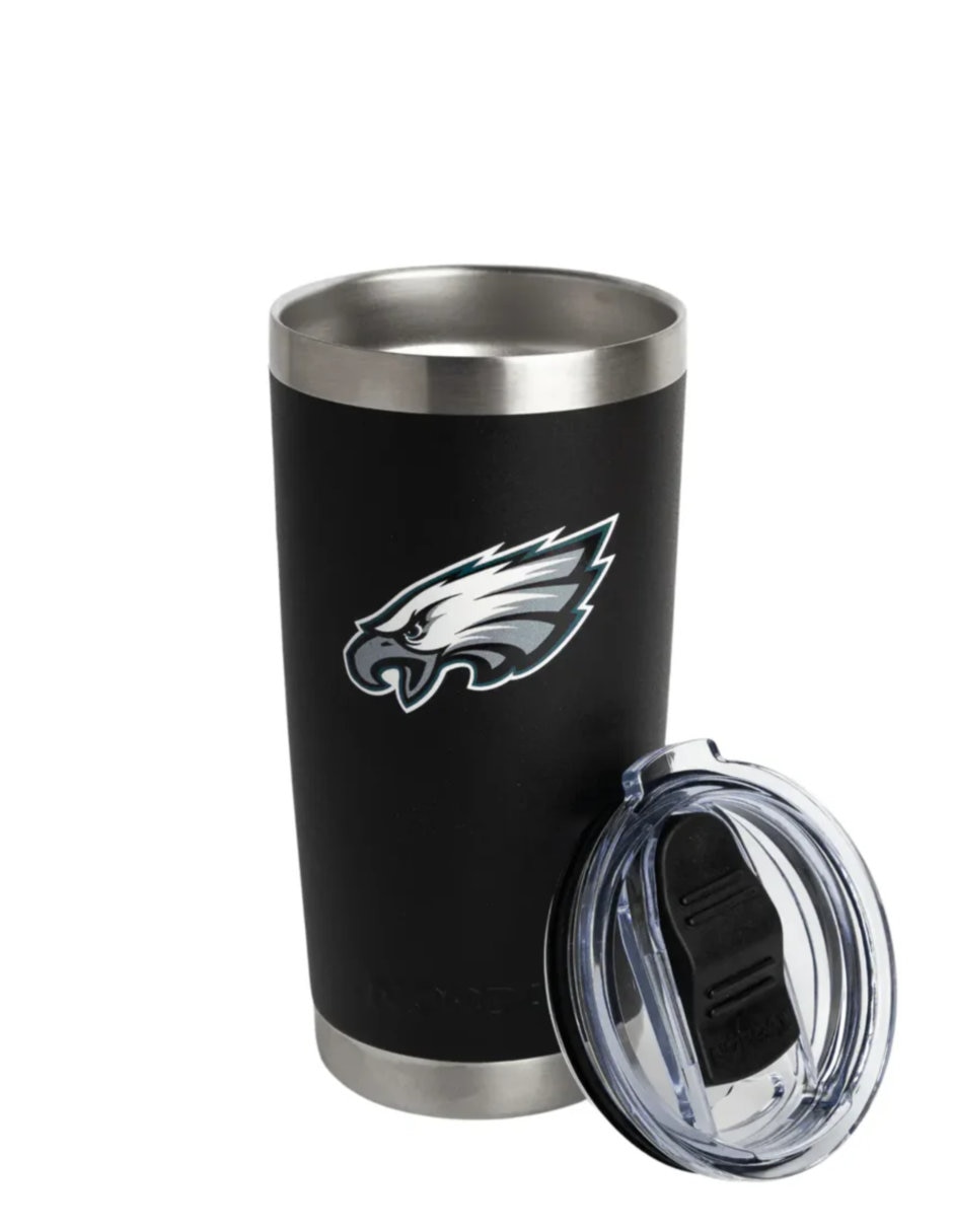 Termo de acero inoxidable Eagles NFL con tapa a presión 600 ml 3