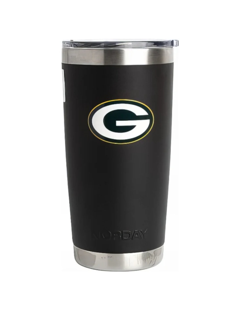 Termo de acero inoxidable Packers NFL con tapa a presión 600 ml Termo de acero inoxidable Packers NFL con tapa a presión 600 ml