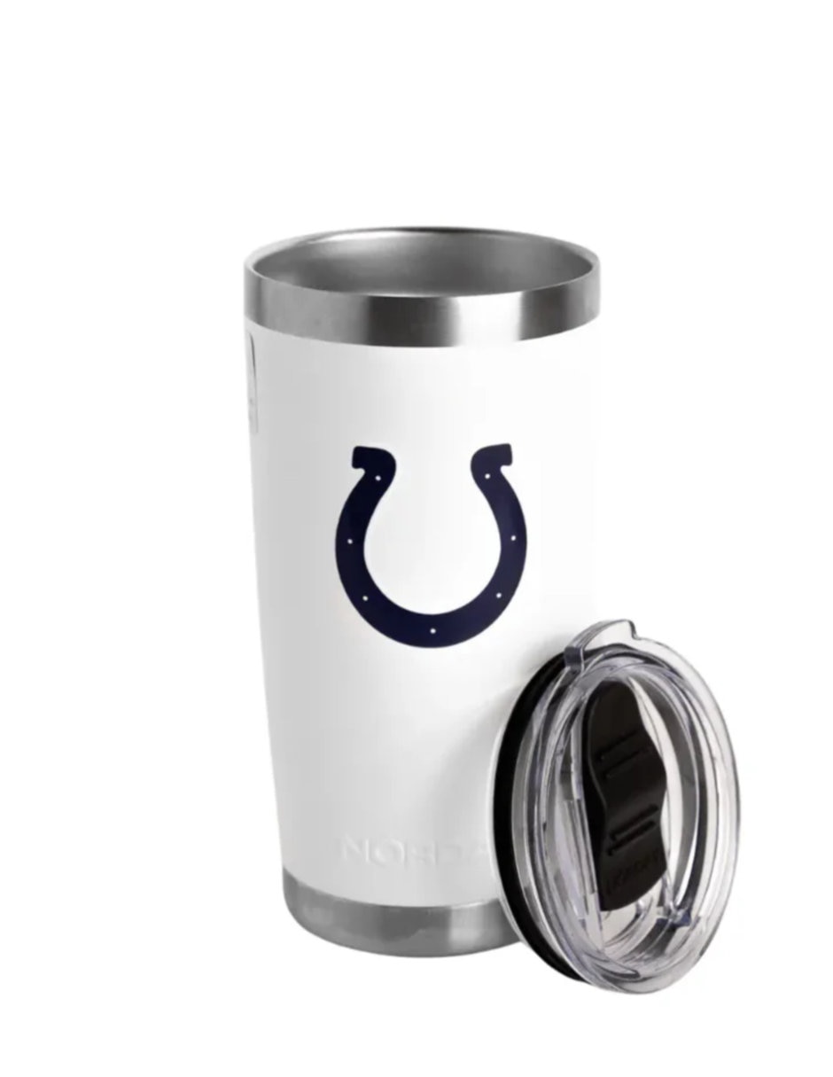 Termo de acero inoxidable Colts NFL con tapa a presión 600 ml 3