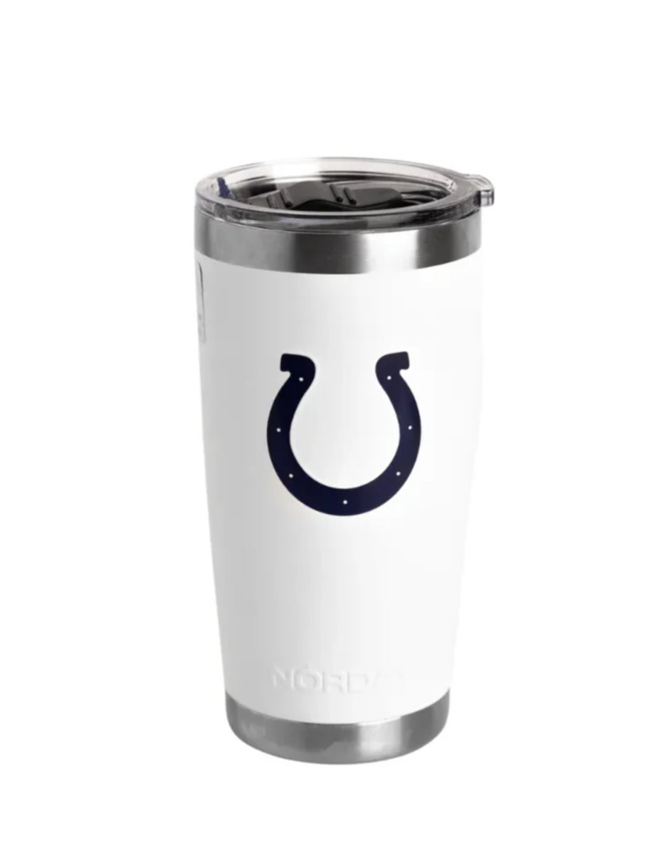 Termo de acero inoxidable Colts NFL con tapa a presión 600 ml 4