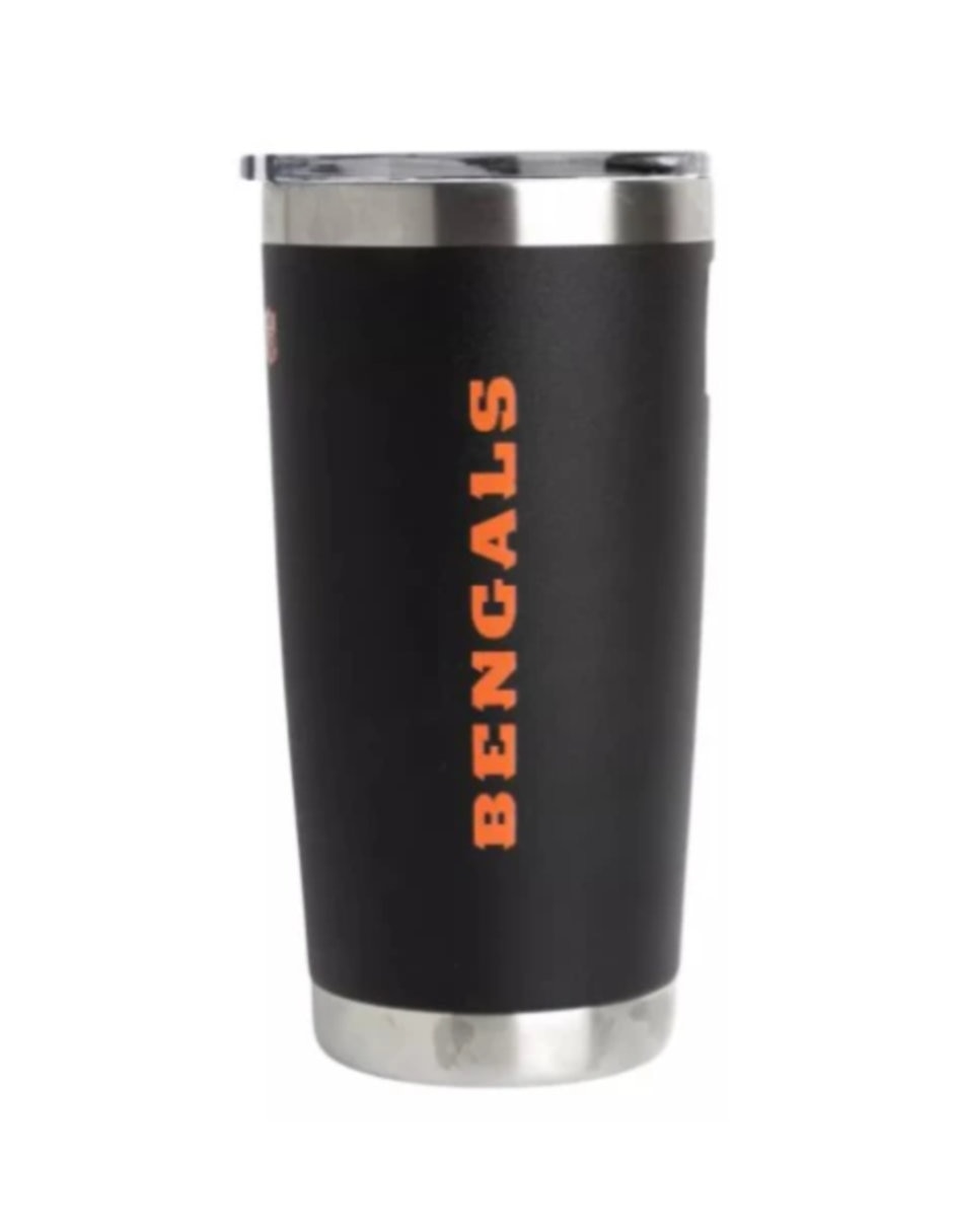 Termo de acero inoxidable Bengals NFL con tapa a presión 600 ml 2