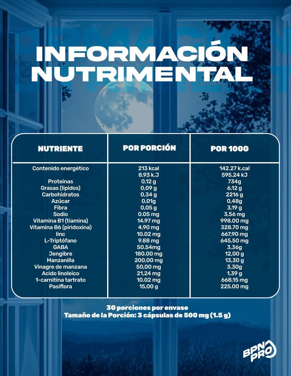 Zzz Brn con l-carnitina de 90 cápsulas 5
