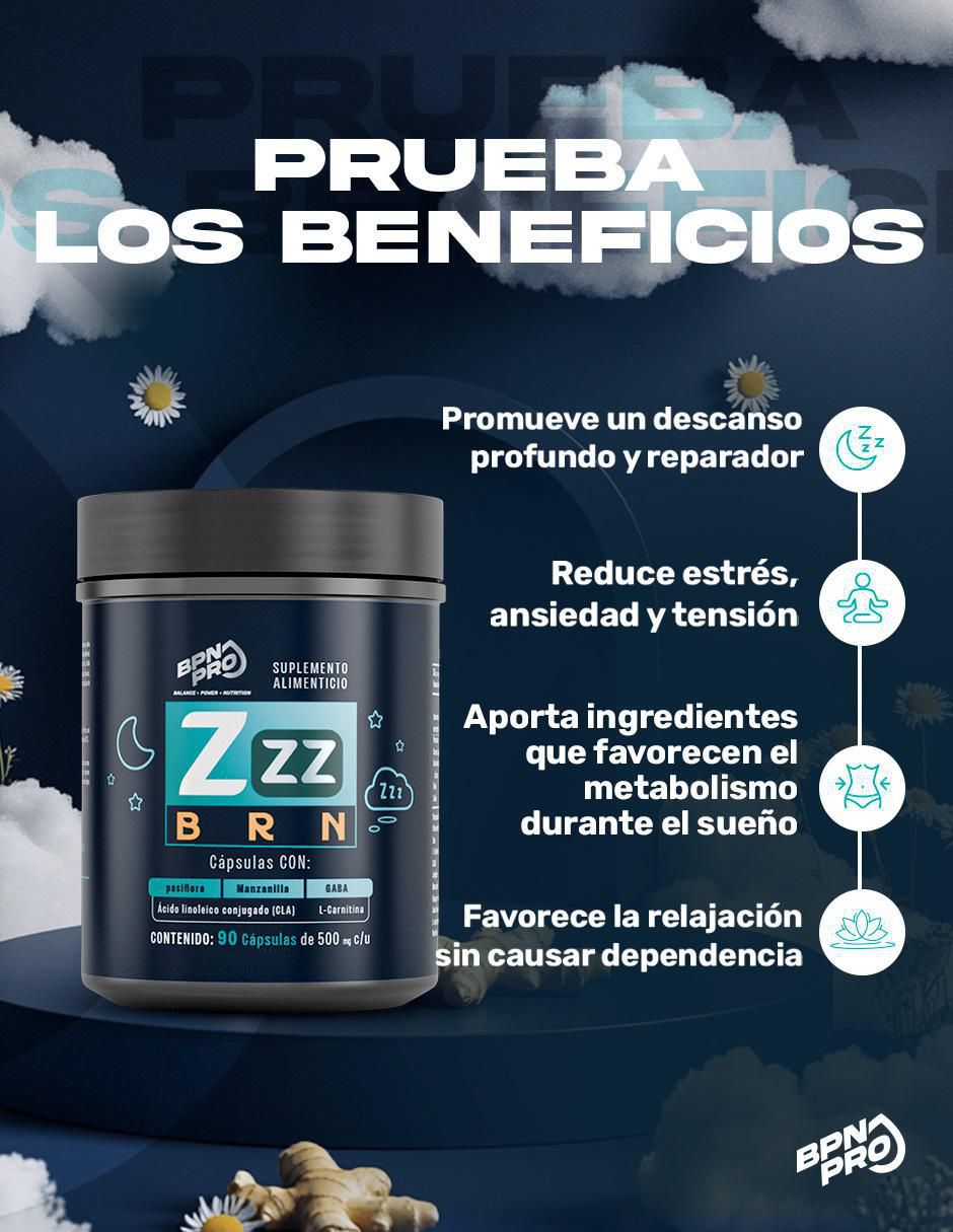 Zzz Brn con l-carnitina de 90 cápsulas 7