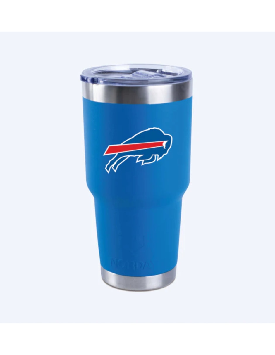 Termo de acero inoxidable Bills NFL con tapa a presión 887 ml 3