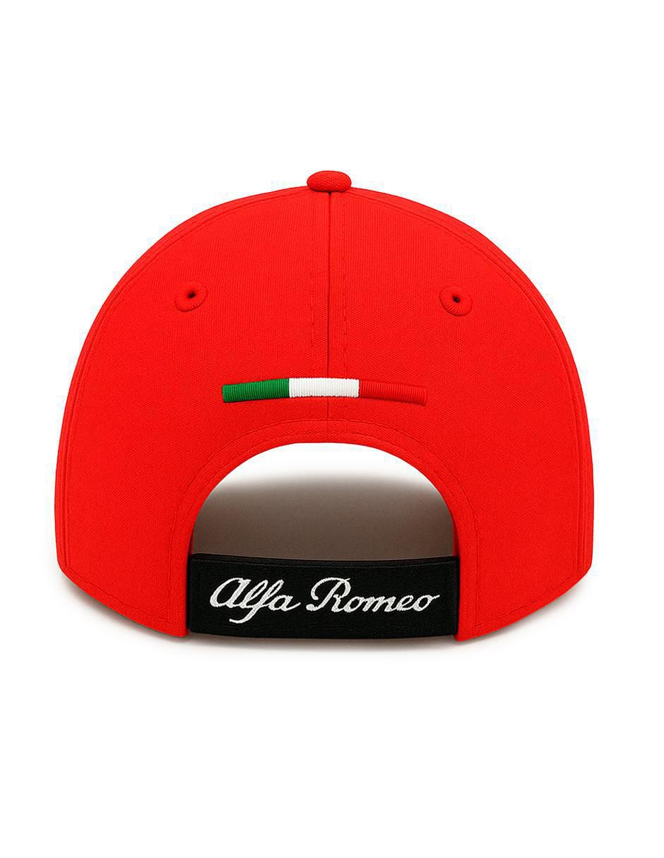 Gorra visera curva velcro Alfa Romeo unisex 3