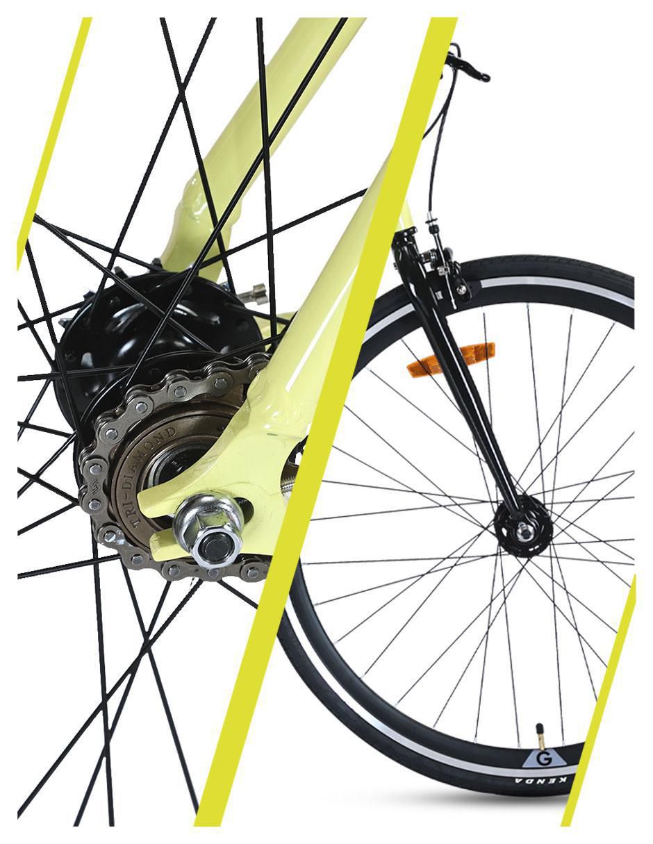 Bicicleta de ruta gravel "rodada" 700 fixie 54¨ "para" unisex