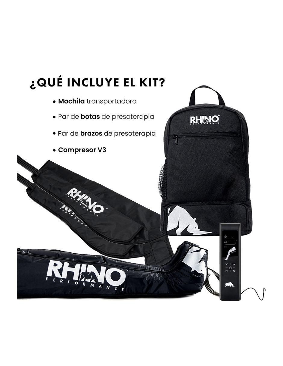 Equipo compresión para piernas Rhino performance pro 3 - kit botas y brazos de presoterapia 5