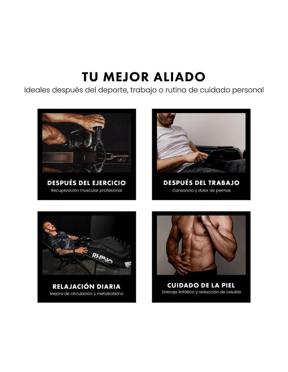 Equipo compresión para piernas Rhino performance pro 3 - kit botas y brazos de presoterapia 10