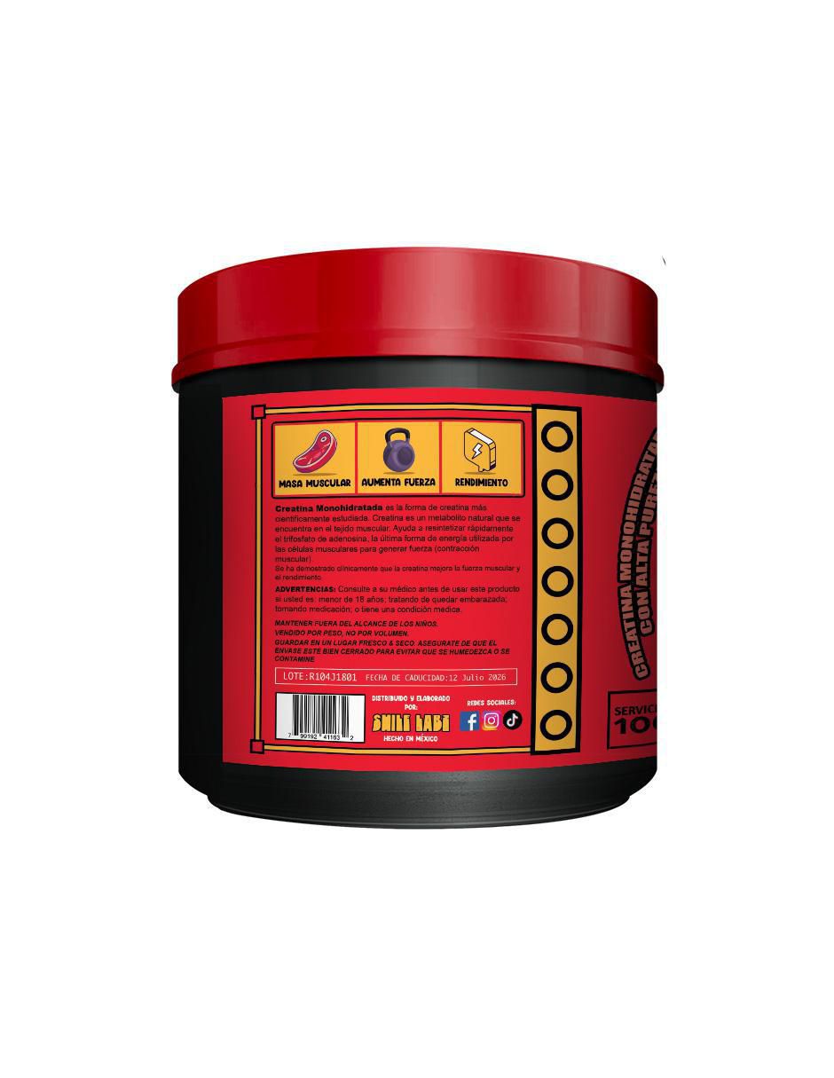 Creatina Monohidratada de 500 g 3
