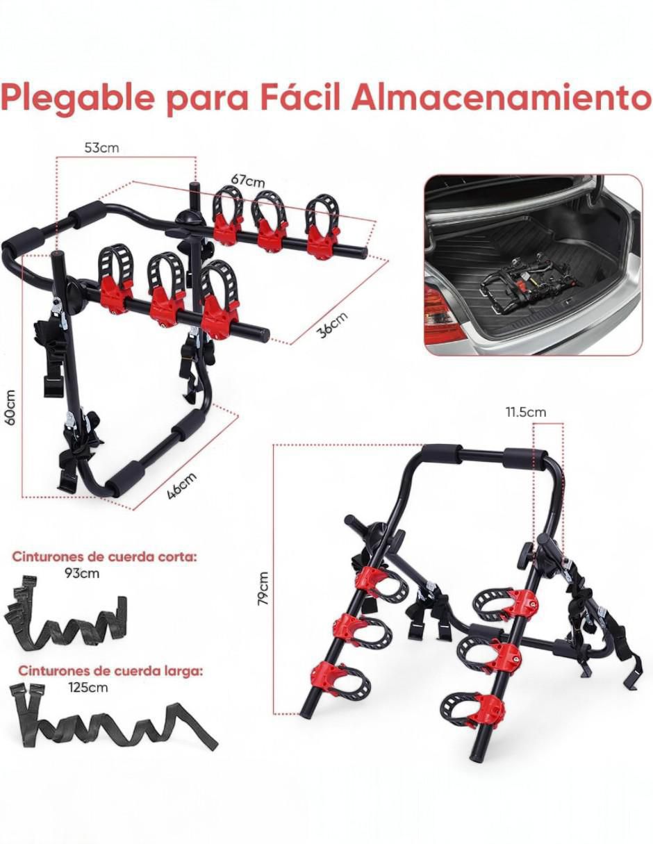 Rack porta bicicleta para auto Colorado III 5