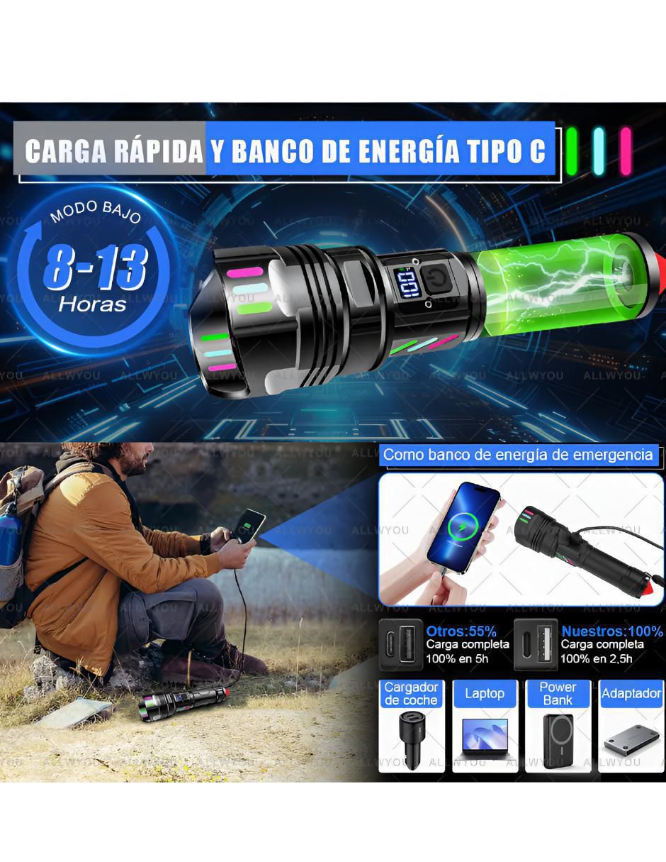 Linterna de mano XTLLAR4107 4