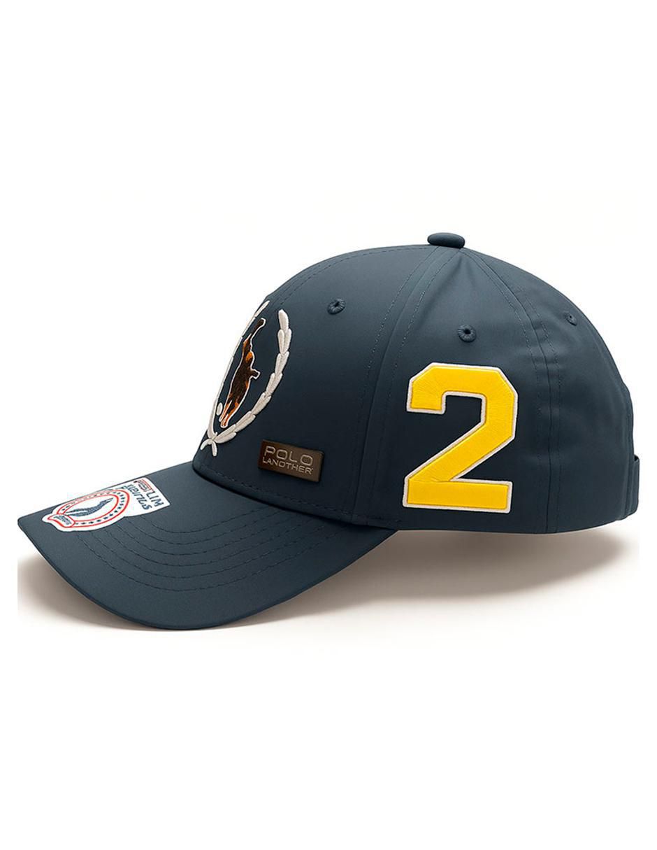 Gorra visera curva correa ajustable casual para hombre