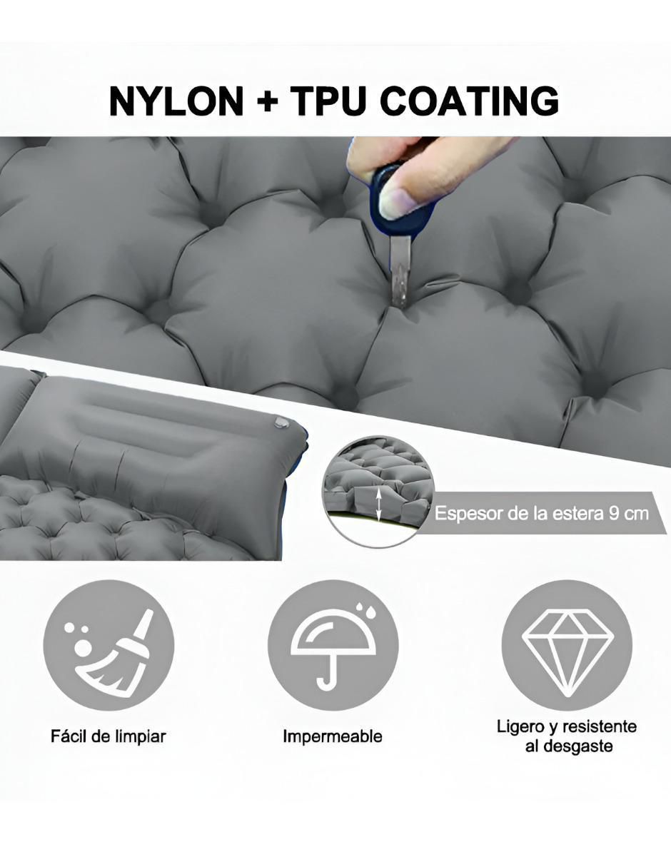 Colchón inflable XTLLAR4632 colchoneta pillow top (integrada) 3