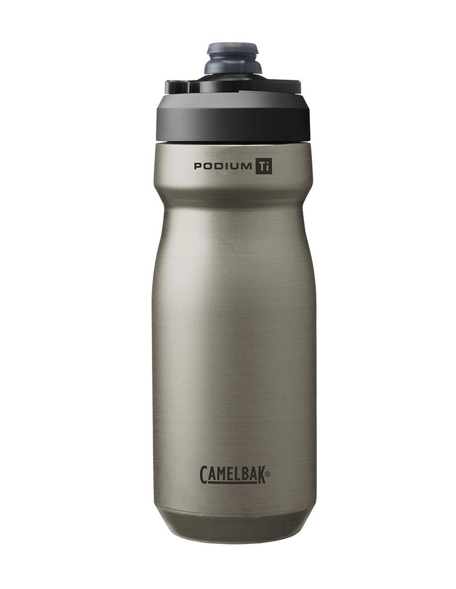 Botella de agua de acero inoxidable Titanium con tapa rosca 600 ml