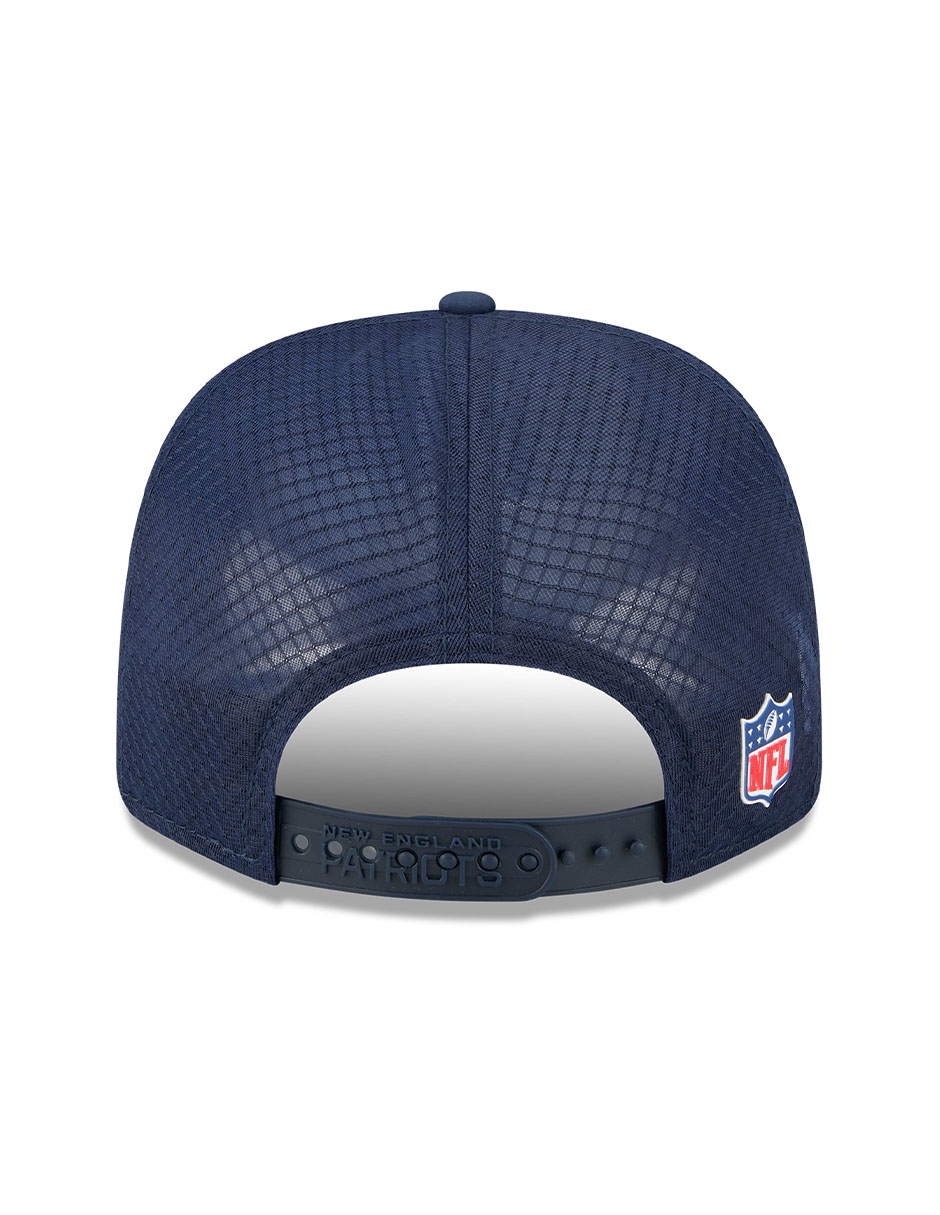 Gorra visera curva correa ajustable fútbol americano Sideline NFL New England Patriots unisex 5