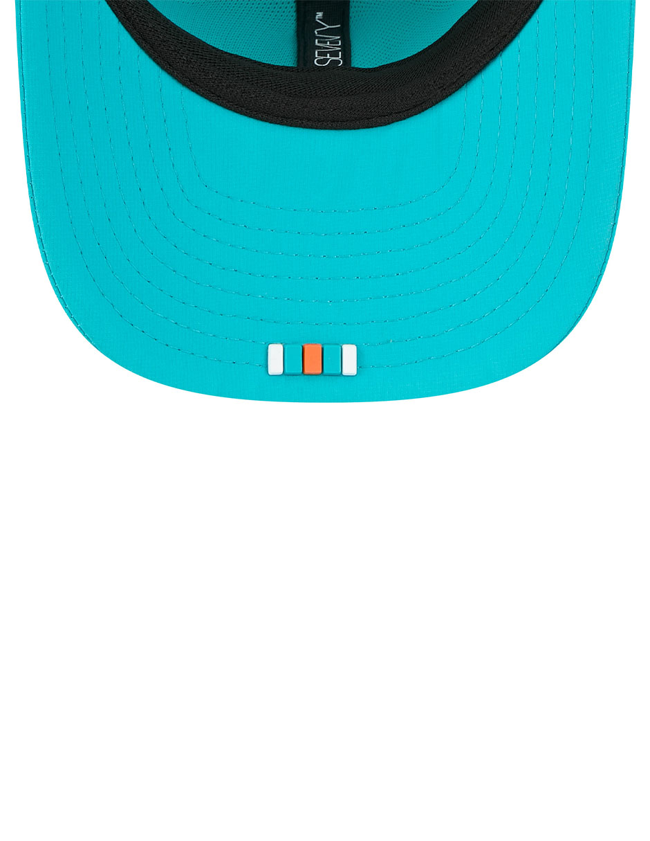 Gorra visera curva correa ajustable fútbol americano sideline NFL Miami Dolphins unisex 3
