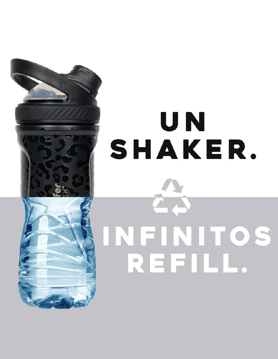 Vaso shaker buffer "de" acero inoxidable no aplica "con tapa" rosca 700 ml