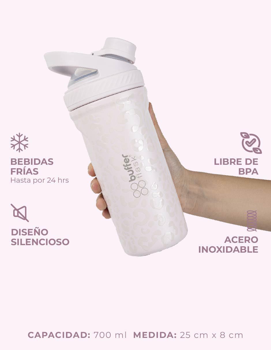 Vaso shaker de acero inoxidable con tapa rosca 700 ml 2